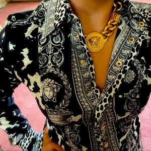 RARE VERSACE SILK BLOUSE